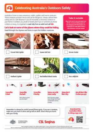 Bites and Stings outdoors safety